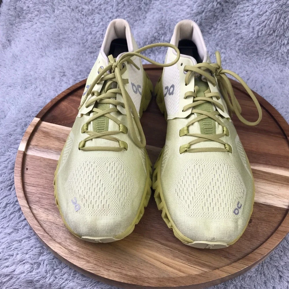 On Cloud X Womens 9.5 Glade Citron Gym TrainingRoad Running Sneakers Casual Shoe